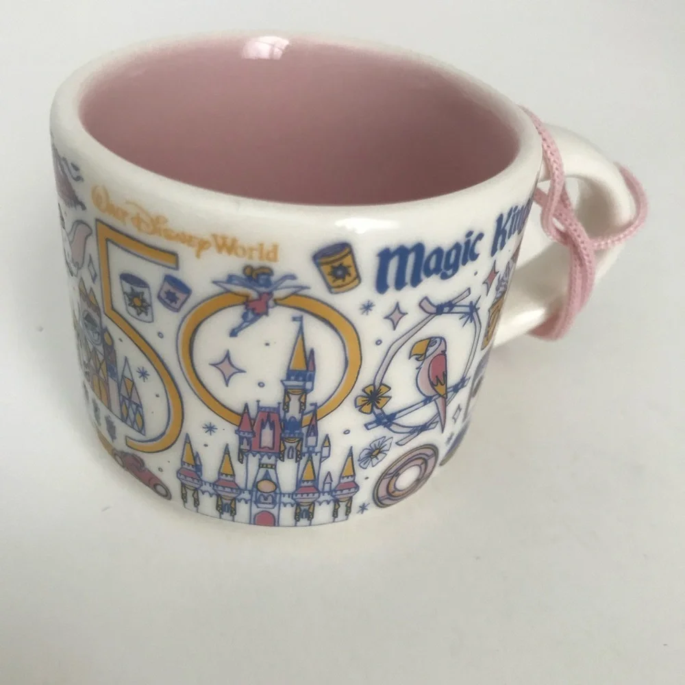 Starbucks Disney Parks 50th Magic Kingdom Been There Mug Ornament NWT - Picture 11 of 15